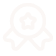solar medal ribbons star outline